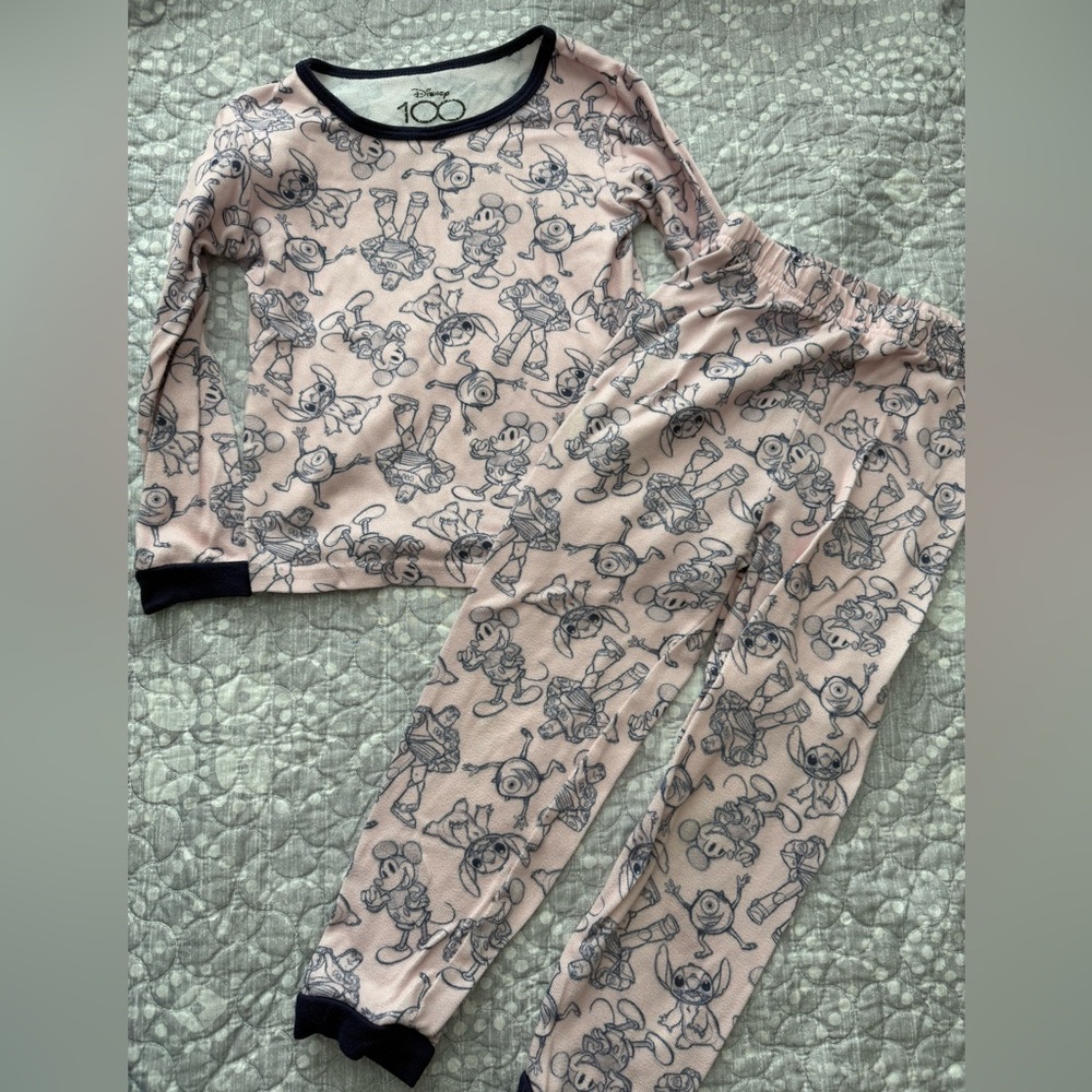 🦄Disney Pink Kids Pajama Set
